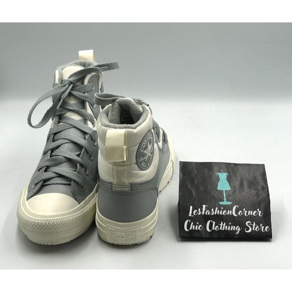 Converse Chuck Taylor All Star Men's Gray Hi Berkshire Boot Size 6 Wo's 8 3216 - Picture 7 of 16